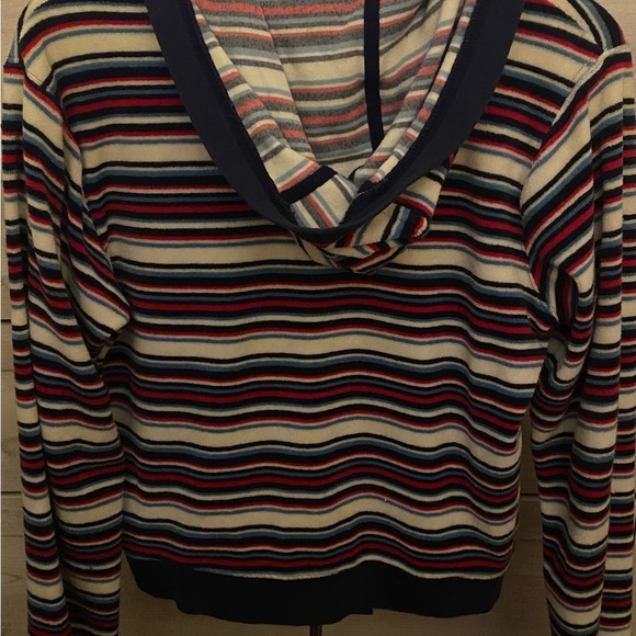 Nike Vintage Multicolor Striped Full-Zip Hoodie - Picture 3 of 4